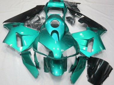 2003-2004 Teal Plain Honda CBR600RR Motorcycle Fairing UK