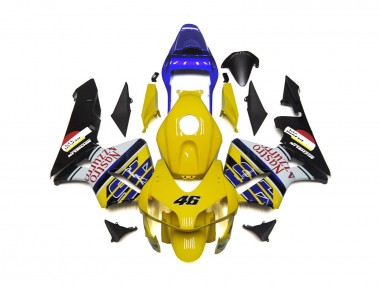 2003-2004 Yellow Nastro Azzurro 46 Honda CBR600RR Motorcycle Fairing UK
