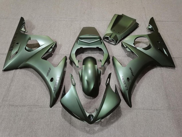 2003-2005 Army Green Yamaha R6 Motorcycle Fairing UK 2003-2005 Army Green Yamaha R6 Motorcycle Fairing UK