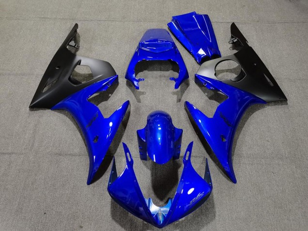 2003-2005 Gloss Blue & Black Yamaha R6 Motorcycle Fairing UK 2003-2005 Gloss Blue & Black Yamaha R6 Motorcycle Fairing UK