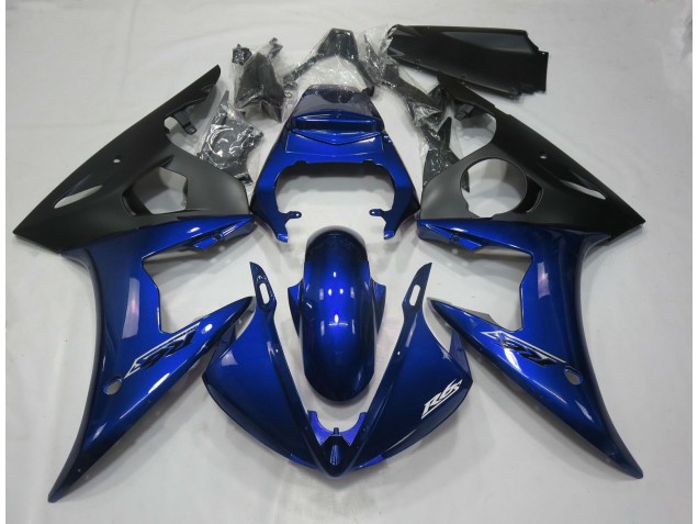 2003-2005 Gloss Dark Blue Yamaha R6 Motorcycle Fairing UK 2003-2005 Gloss Dark Blue Yamaha R6 Motorcycle Fairing UK