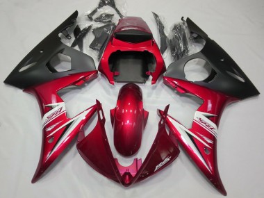 2003-2005 Gloss Red & White Yamaha R6 Motorcycle Fairing UK