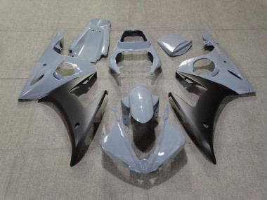 2003-2005 Grey & Matte Black Yamaha R6 Motorcycle Fairing UK