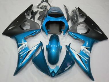 2003-2005 Light Blue & White Yamaha R6 Motorcycle Fairing UK