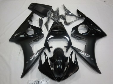 2003-2005 Matte Black White Decal Yamaha R6 Motorcycle Fairing UK