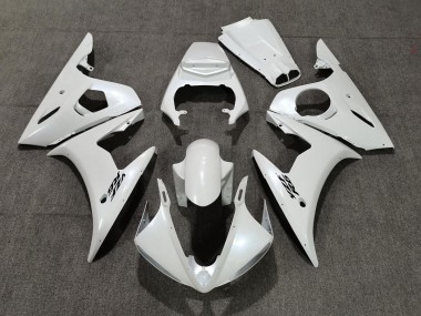 2003-2005 Pearl White Yamaha R6 Motorcycle Fairing UK