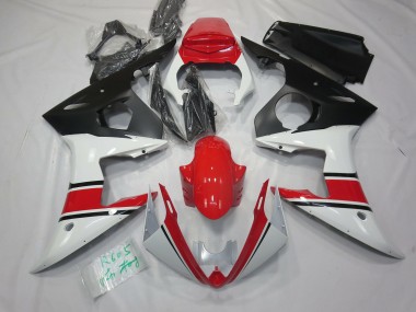 2003-2005 White Red and Black Yamaha R6 Motorcycle Fairing UK