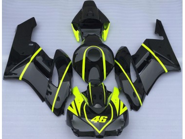 2004-2005 All Black and High Viz Honda CBR1000RR Motorcycle Fairing UK
