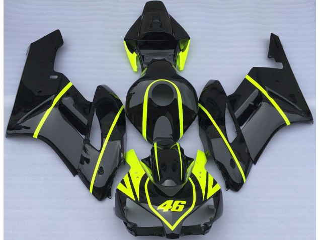 2004-2005 All Black and High Viz Honda CBR1000RR Motorcycle Fairing UK