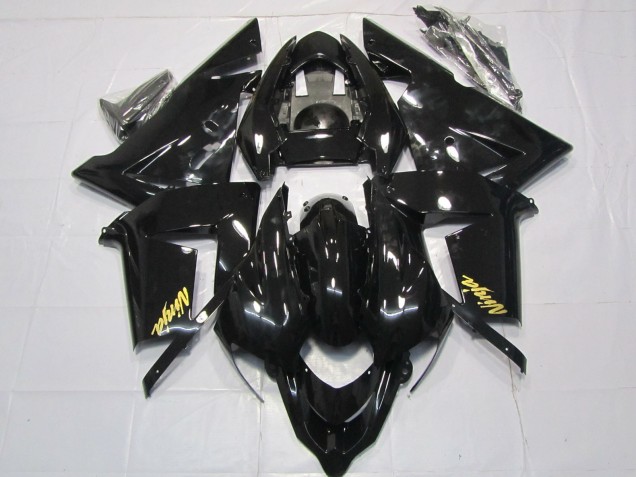 2004-2005 Black Gold Kawasaki ZX10R Motorcycle Fairing UK