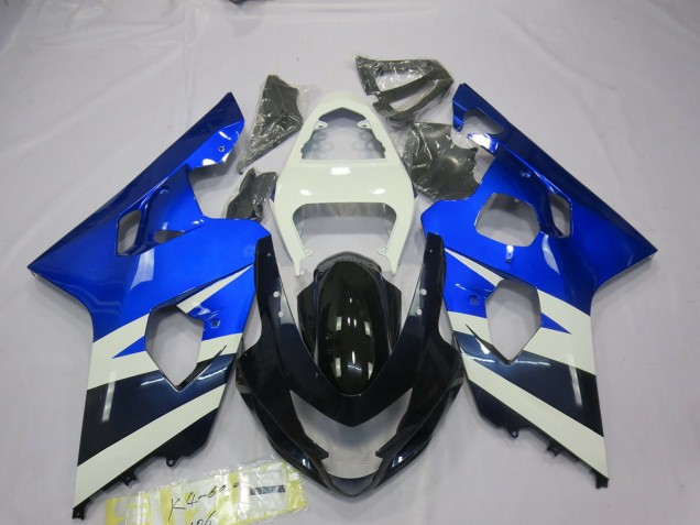 2004-2005 Blue White GSXR Suzuki GSXR 600-750 Motorcycle Fairing UK 2004-2005 Blue White GSXR Suzuki GSXR 600-750 Motorcycle Fairing UK