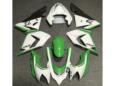 2004-2005 Gloss White & Green Kawasaki ZX10R Motorcycle Fairing UK