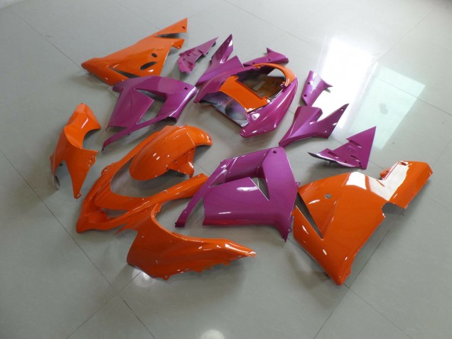 2004-2005 Orange Pink Kawasaki ZX10R Motorcycle Fairing UK 2004-2005 Orange Pink Kawasaki ZX10R Motorcycle Fairing UK