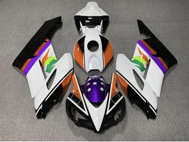 2004-2005 Orange and Purple Flag Honda CBR1000RR Motorcycle Fairing UK
