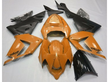 2004-2005 Pearl Orange & Black Kawasaki ZX10R Motorcycle Fairing UK