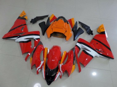 2004-2005 Red White Pink Kawasaki ZX10R Motorcycle Fairing UK