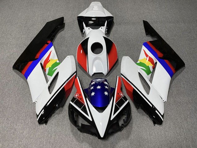 2004-2005 Red and Blue Flag Honda CBR1000RR Motorcycle Fairing UK 2004-2005 Red and Blue Flag Honda CBR1000RR Motorcycle Fairing UK