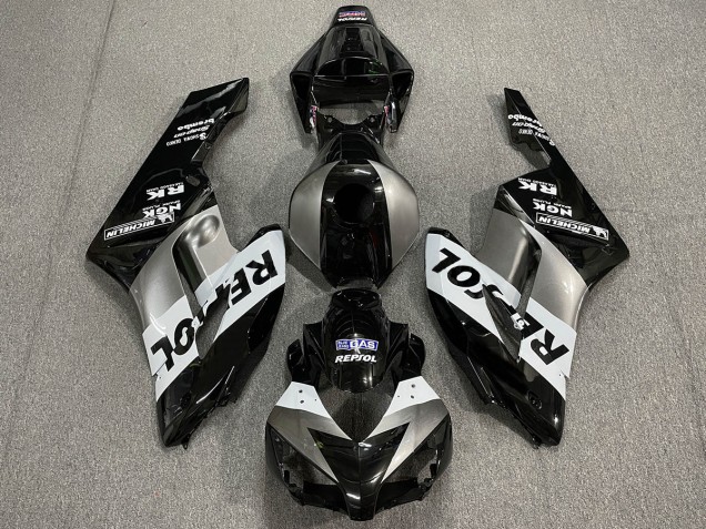 2004-2005 Silver Black Repsol Honda CBR1000RR Motorcycle Fairing UK 2004-2005 Silver Black Repsol Honda CBR1000RR Motorcycle Fairing UK