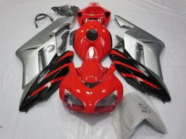 2004-2005 Silver Red and Black Honda CBR1000RR Motorcycle Fairing UK