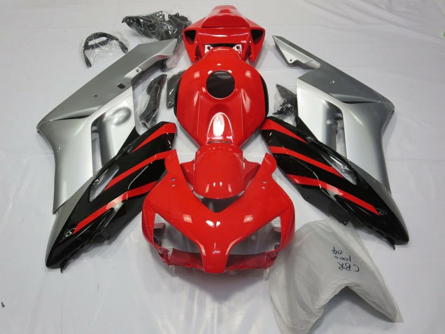 2004-2005 Silver Red and Black Honda CBR1000RR Motorcycle Fairing UK 2004-2005 Silver Red and Black Honda CBR1000RR Motorcycle Fairing UK