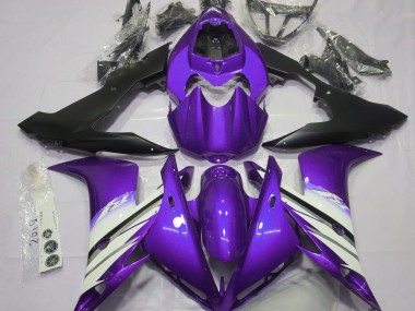 2004-2006 Bright Purple & White Yamaha R1 Motorcycle Fairing UK