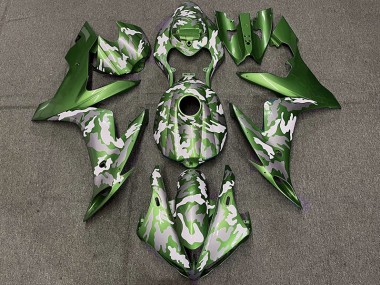 2004-2006 Dark Green Camo Yamaha R1 Motorcycle Fairing UK
