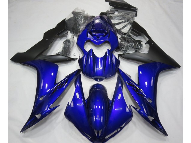 2004-2006 Gloss Blue & Black Yamaha R1 Motorcycle Fairing UK 2004-2006 Gloss Blue & Black Yamaha R1 Motorcycle Fairing UK