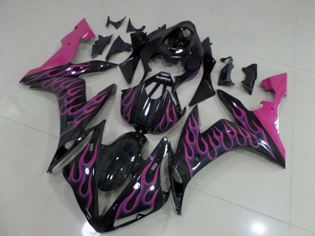 2004-2006 Pink Flame Yamaha R1 Motorcycle Fairing UK 2004-2006 Pink Flame Yamaha R1 Motorcycle Fairing UK