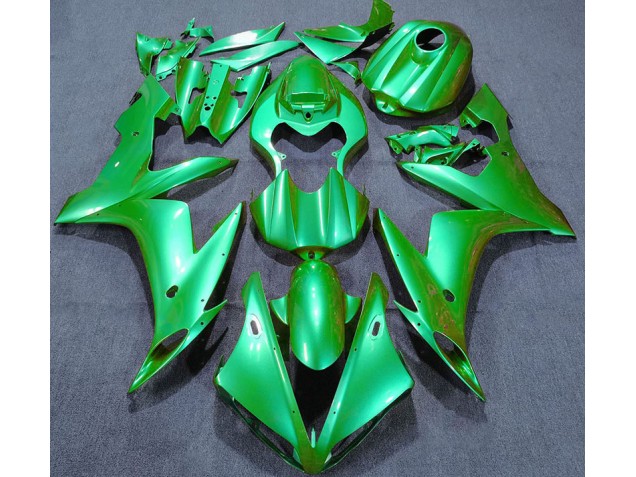 2004-2006 Solid Green Yamaha R1 Motorcycle Fairing UK 2004-2006 Solid Green Yamaha R1 Motorcycle Fairing UK