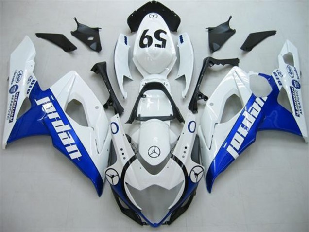 2005-2006 Blue Jordan Suzuki GSXR 1000 Motorcycle Fairing UK 2005-2006 Blue Jordan Suzuki GSXR 1000 Motorcycle Fairing UK