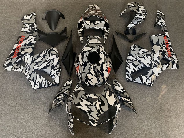 2005-2006 Camo & RED decals Honda CBR600RR Motorcycle Fairing UK 2005-2006 Camo & RED decals Honda CBR600RR Motorcycle Fairing UK