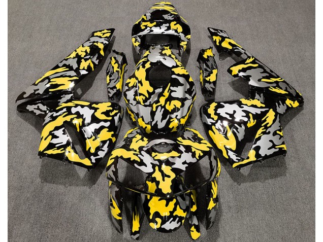 2005-2006 Camo & YELLOW Honda CBR600RR Motorcycle Fairing UK 2005-2006 Camo & YELLOW Honda CBR600RR Motorcycle Fairing UK