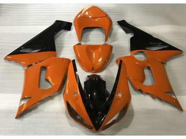 2005-2006 Gloss Orange & Black Kawasaki ZX6R Motorcycle Fairing UK