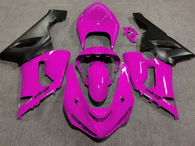 2005-2006 Gloss Pink Kawasaki ZX6R Motorcycle Fairing UK