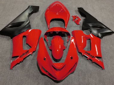 2005-2006 Gloss Red Kawasaki ZX6R Motorcycle Fairing UK