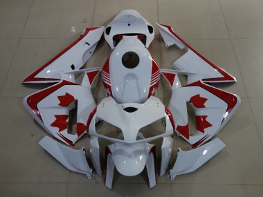 2005-2006 Gloss White Canada Honda CBR600RR Motorcycle Fairing UK