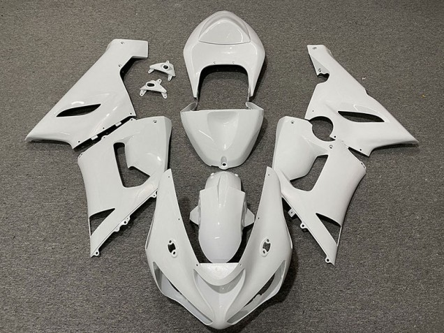 2005-2006 Gloss White Kawasaki ZX6R Motorcycle Fairing UK 2005-2006 Gloss White Kawasaki ZX6R Motorcycle Fairing UK