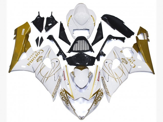 2005-2006 Gold Gloss Corona Custom Suzuki GSXR 1000 Motorcycle Fairing UK 2005-2006 Gold Gloss Corona Custom Suzuki GSXR 1000 Motorcycle Fairing UK