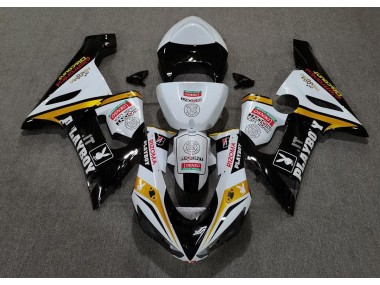 2005-2006 Gold Playboy Kawasaki ZX6R Motorcycle Fairing UK