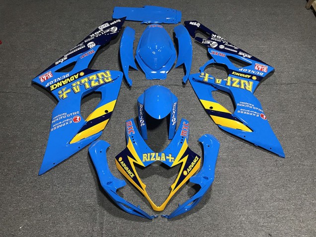 2005-2006 Light Blue Rizla Suzuki GSXR 1000 Motorcycle Fairing UK