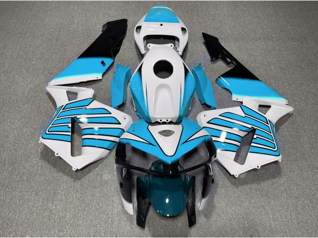 2005-2006 Light Blue and White Wings Honda CBR600RR Motorcycle Fairing UK 2005-2006 Light Blue and White Wings Honda CBR600RR Motorcycle Fairing UK