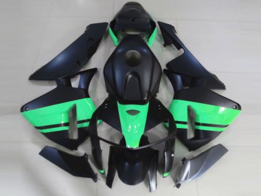 2005-2006 Matte Black & Special Green Honda CBR600RR Motorcycle Fairing UK