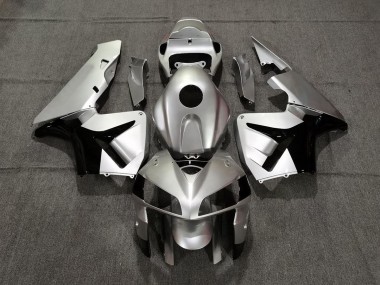 2005-2006 Matte Silver and Black Honda CBR600RR Motorcycle Fairing UK
