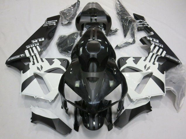 2005-2006 Matte & White Punisher Honda CBR600RR Motorcycle Fairing UK 2005-2006 Matte & White Punisher Honda CBR600RR Motorcycle Fairing UK