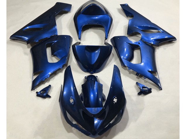 2005-2006 Metallic Blue Kawasaki ZX6R Motorcycle Fairing UK