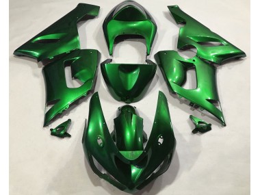 2005-2006 Metallic Green Kawasaki ZX6R Motorcycle Fairing UK