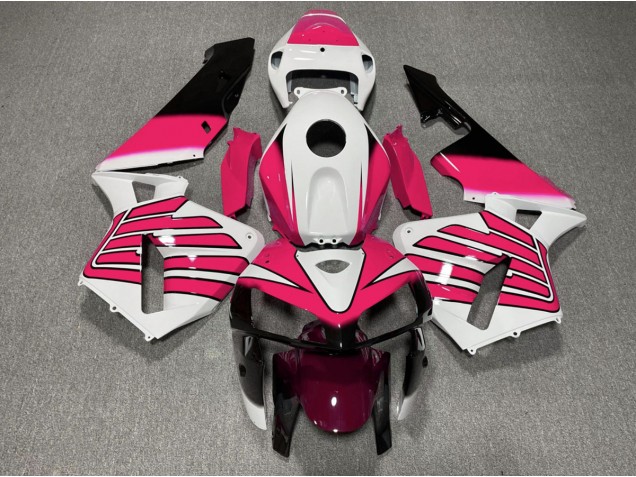 2005-2006 Pink and White Wings Honda CBR600RR Motorcycle Fairing UK 2005-2006 Pink and White Wings Honda CBR600RR Motorcycle Fairing UK