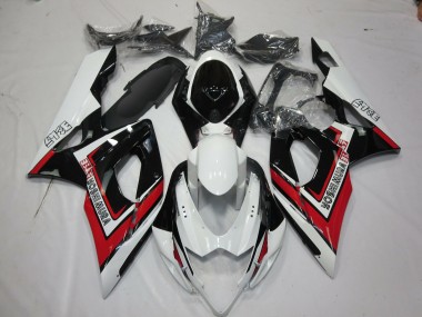 2005-2006 Red Black and White Suzuki GSXR 1000 Motorcycle Fairing UK