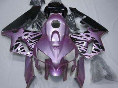 2005-2006 Rose Purple Flame Honda CBR600RR Motorcycle Fairing UK