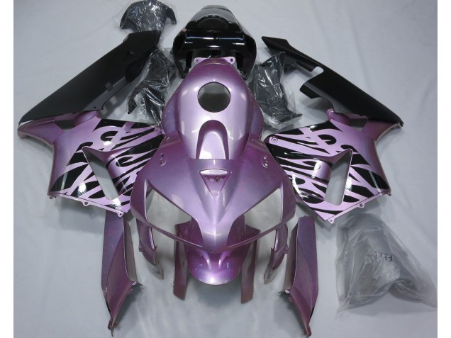 2005-2006 Rose Purple Flame Honda CBR600RR Motorcycle Fairing UK 2005-2006 Rose Purple Flame Honda CBR600RR Motorcycle Fairing UK
